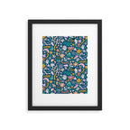 Cute Insects Kids Pattern Framed Art Print Gallery Image 6