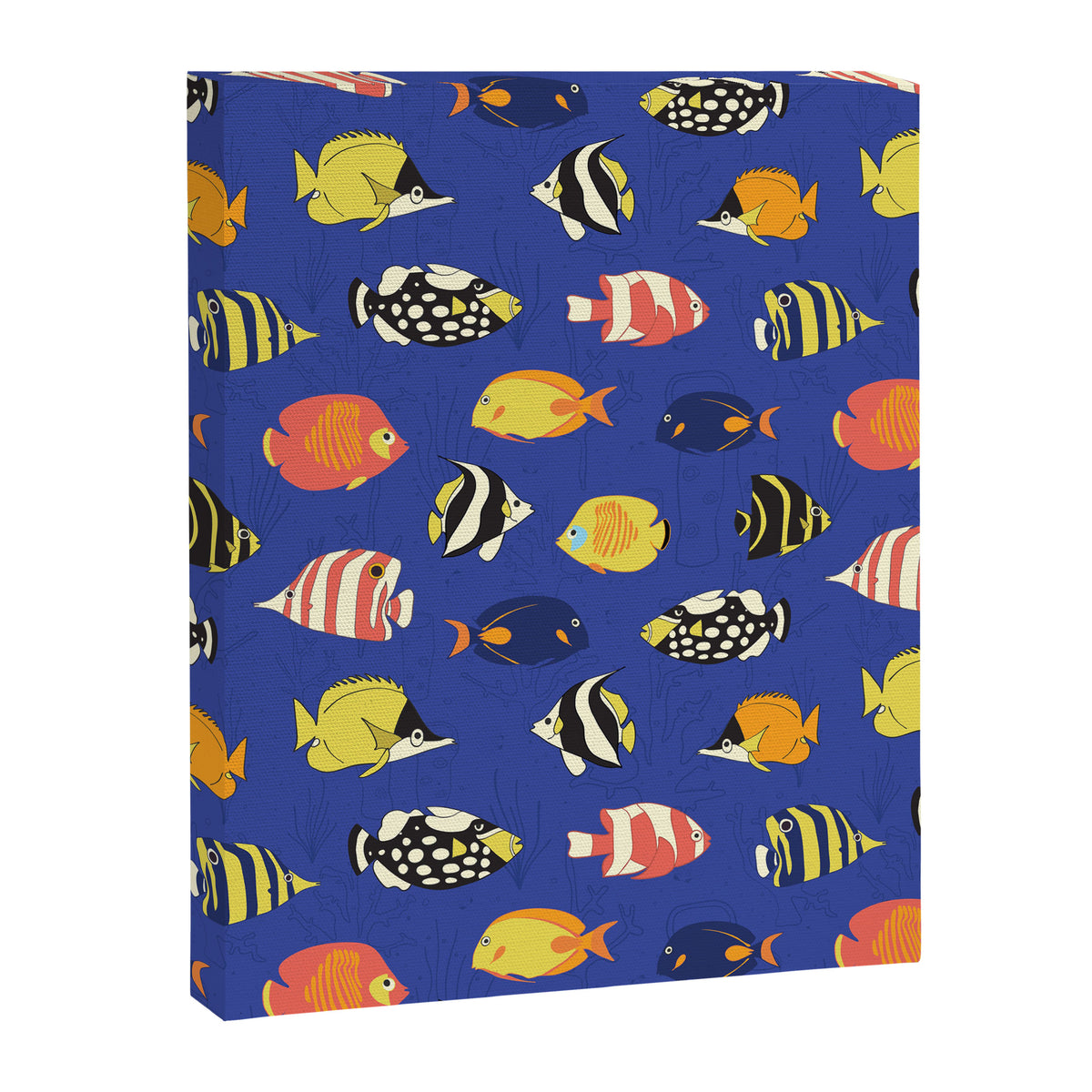Exotic School Of Reef Fish Canvas Print Gallery Image 8
