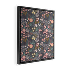 Flower Field Large Framed Canvas Print Gallery Image 2