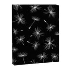 Flying Dandelions Black White Canvas Print Gallery Image 8
