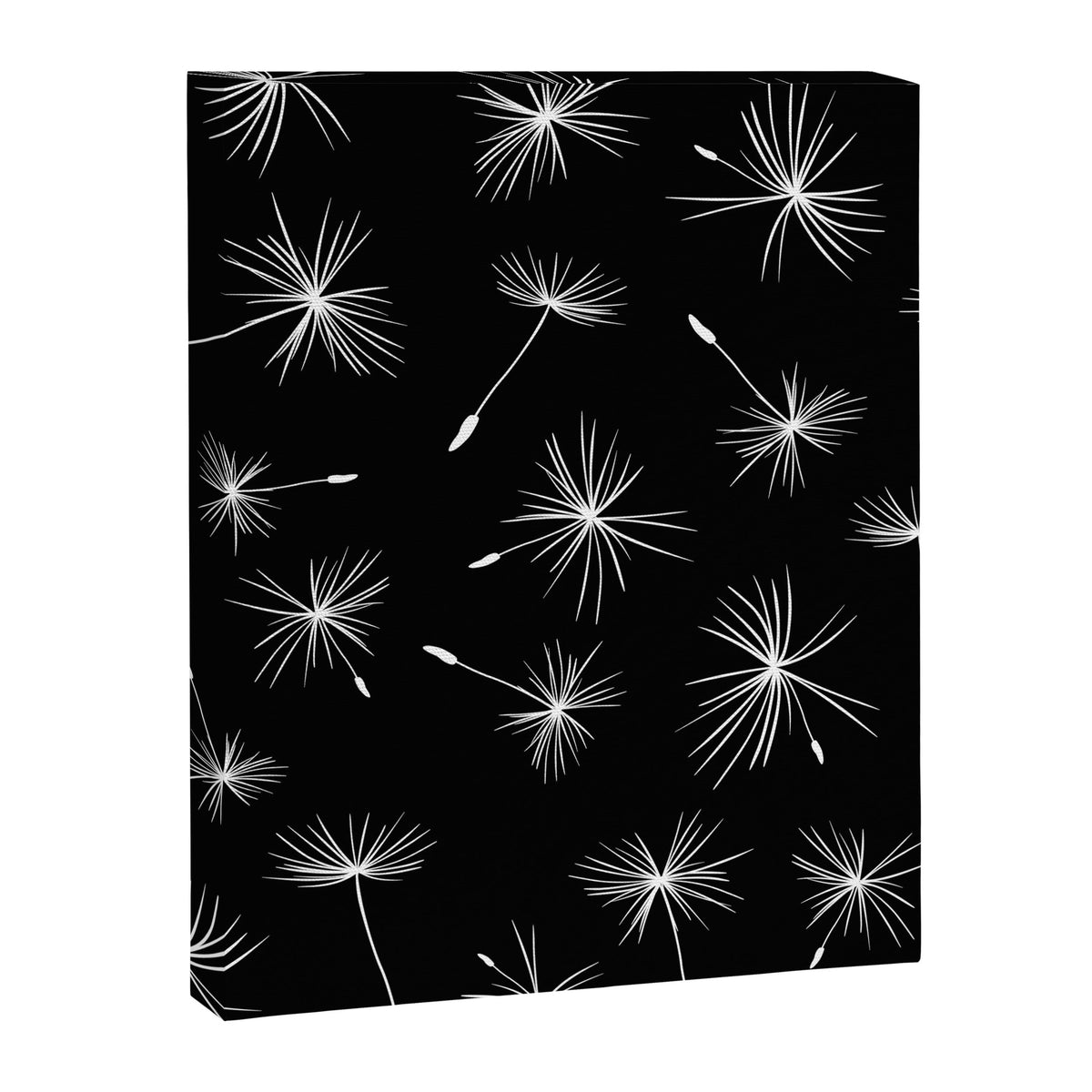 Flying Dandelions Black White Canvas Print Gallery Image 8