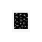 Flying Dandelions Black White Art Print Gallery Image 1