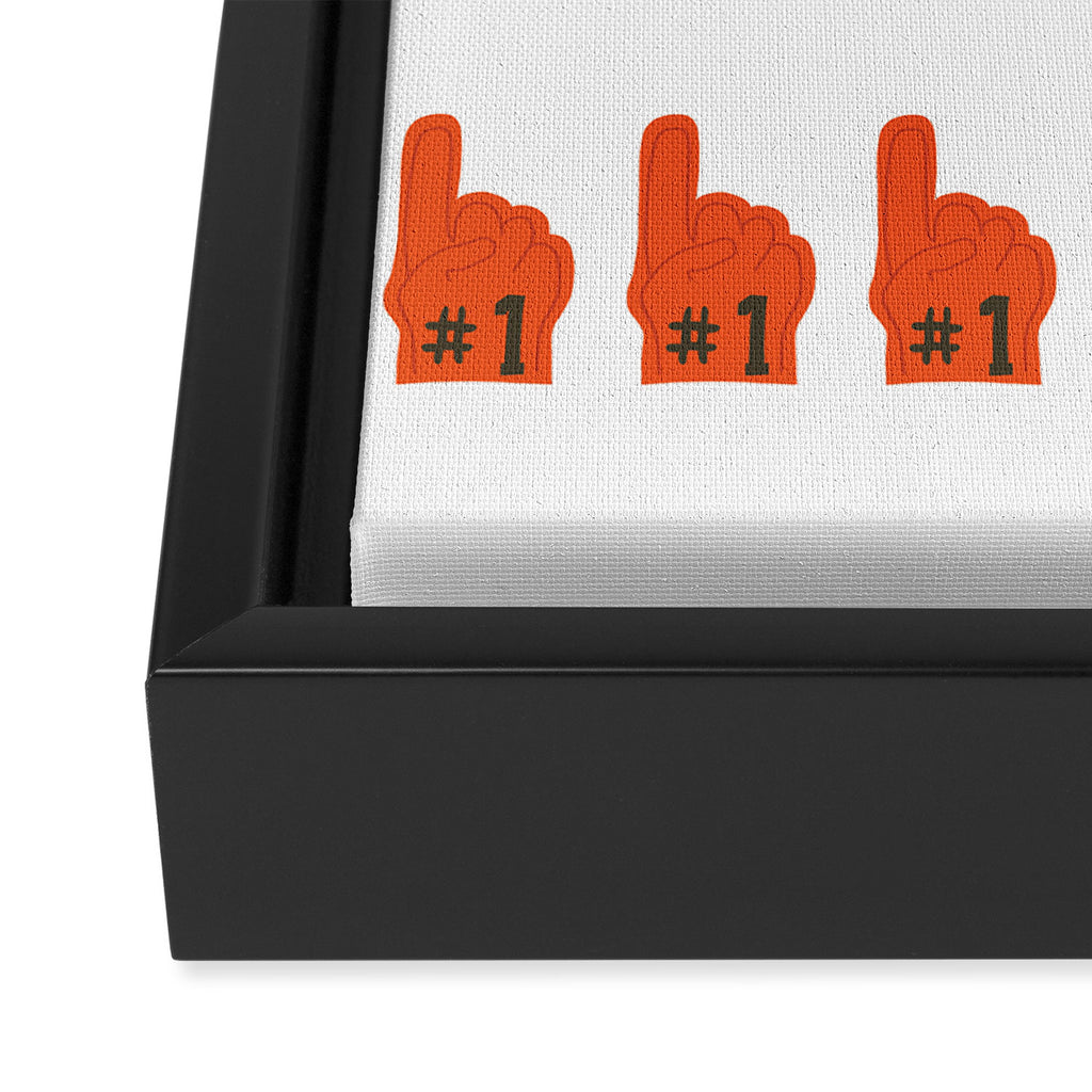 Foam Hand Framed Canvas Print Gallery Image 3