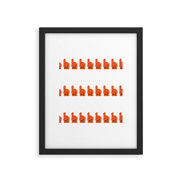 Foam Hand Framed Art Print Gallery Image 1