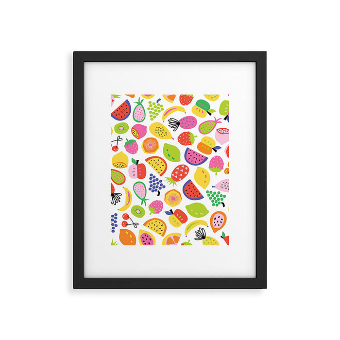 Fruit Salad Pattern Framed Art Print Gallery Image 1