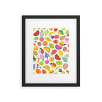 Fruit Salad Pattern Framed Art Print Gallery Image 6