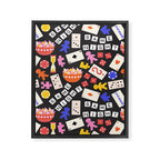 Game Night Fun Framed Canvas Print Gallery Image 8