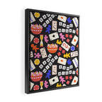 Game Night Fun Framed Canvas Print Gallery Image 2