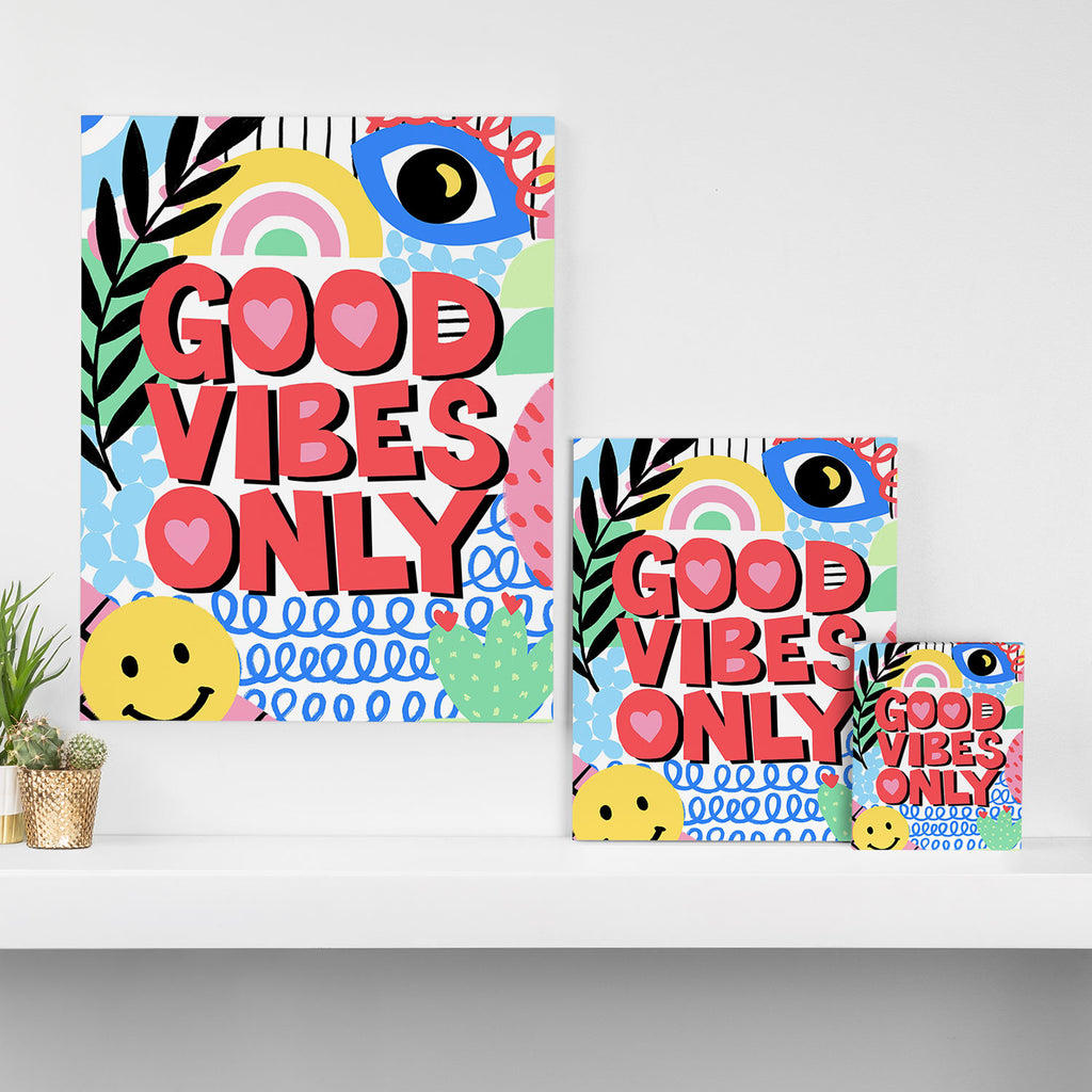 Good Vibes Only Canvas Print Gallery Image 3