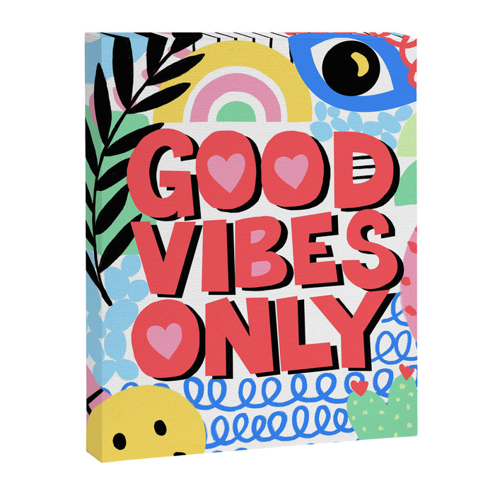 Good Vibes Only Canvas Print Gallery Image 1