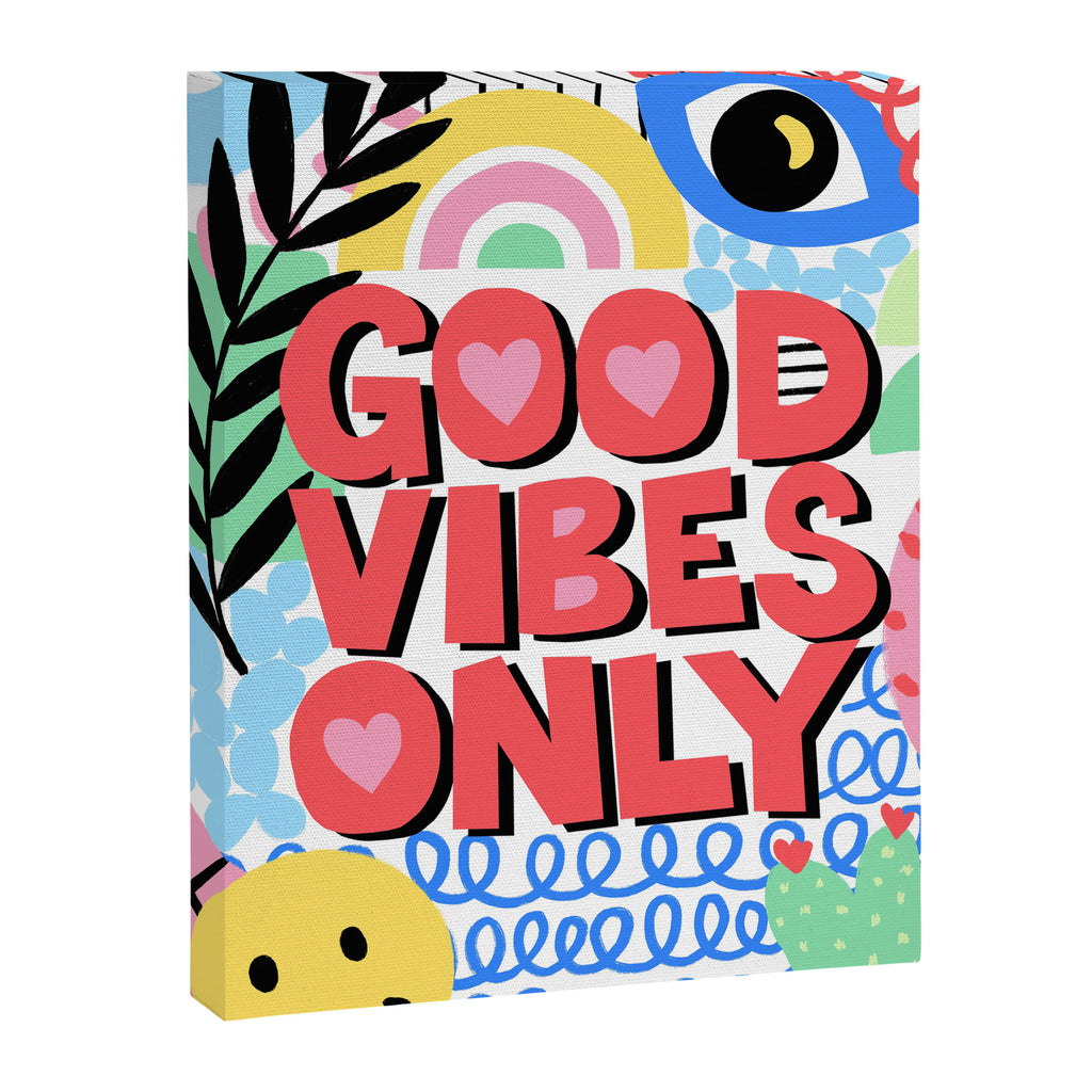 Good Vibes Only Canvas Print Gallery Image 3