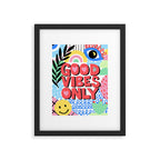 Good Vibes Only Framed Art Print Gallery Image 5