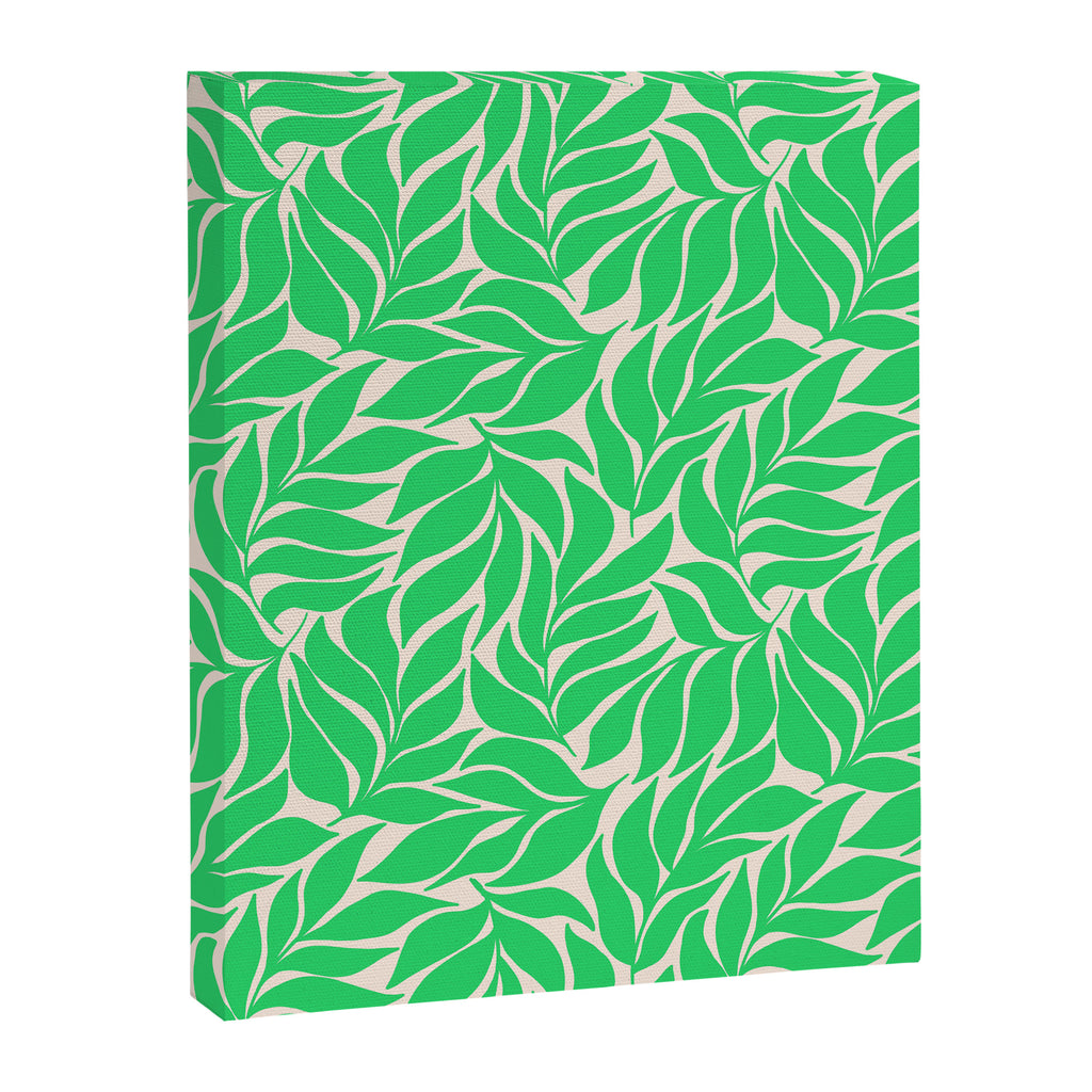 Green Palm Leaves Pattern Canvas Print Gallery Image 8