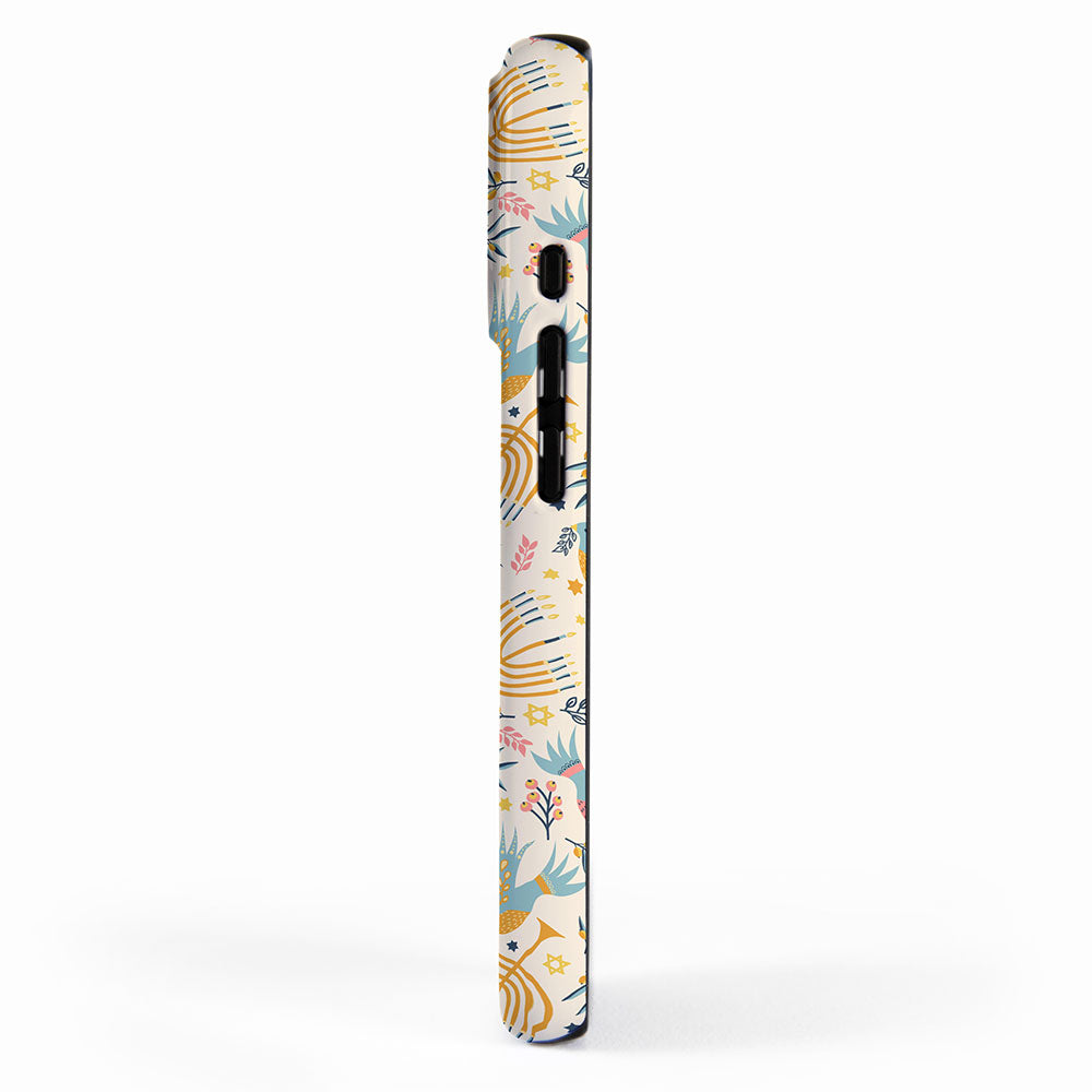 Hanukkah Modern Pattern iPhone Case Gallery Image 2