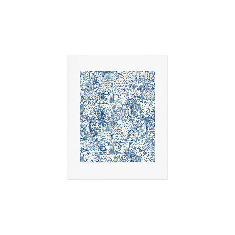 Hawaiian Toile Art Print Gallery Image 1