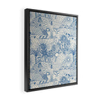 Hawaiian Toile Framed Canvas Print Gallery Image 2