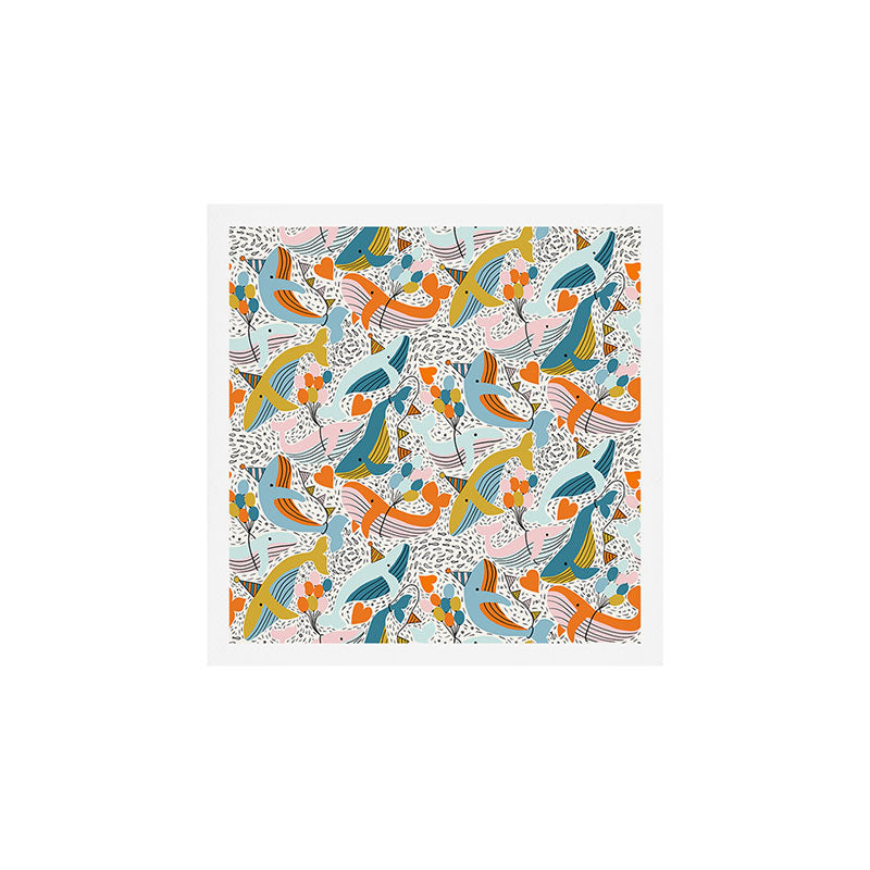 Humpback Whale Party Art Print Gallery Image 1