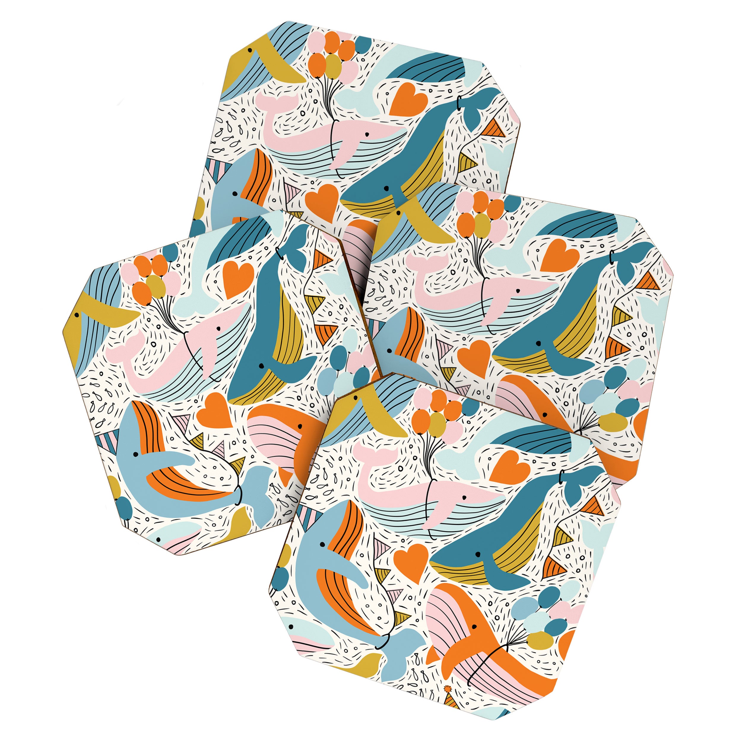 Humpback Whale Party Coaster Gallery Image 1