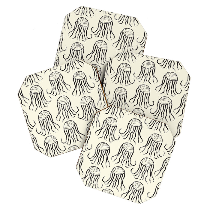 Jellyfish Pattern #jellyfishpattern Coaster Gallery Image 1