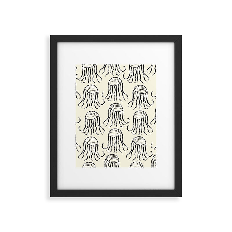 Jellyfish Pattern #jellyfishpattern Framed Art Print Gallery Image 6