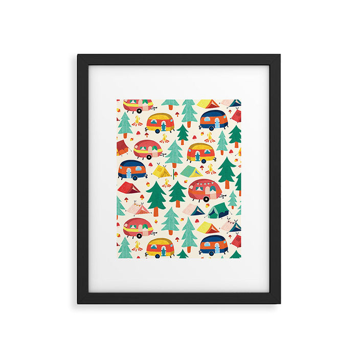 Let's go camping! Framed Art Print Gallery Image 1