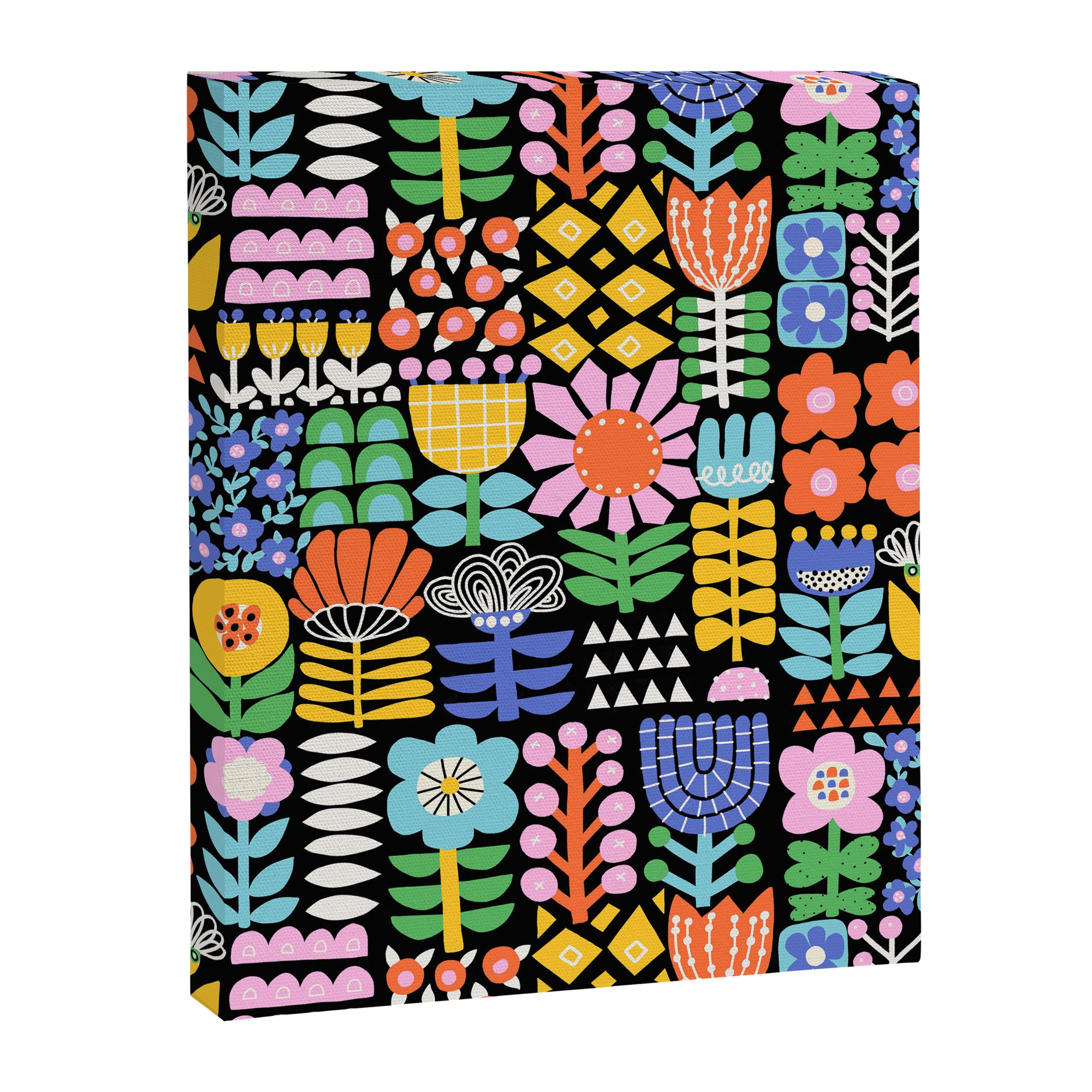 Maximalist Flower Collage Canvas Print Gallery Image 8
