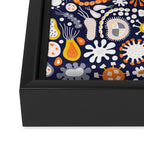 Microscopic Abstract Shapes Framed Canvas Print Gallery Image 3