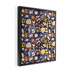 Microscopic Abstract Shapes Framed Canvas Print Gallery Image 2