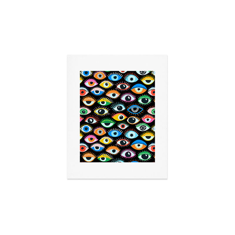 Mystic Eyes Pattern #mystic Art Print Gallery Image 1