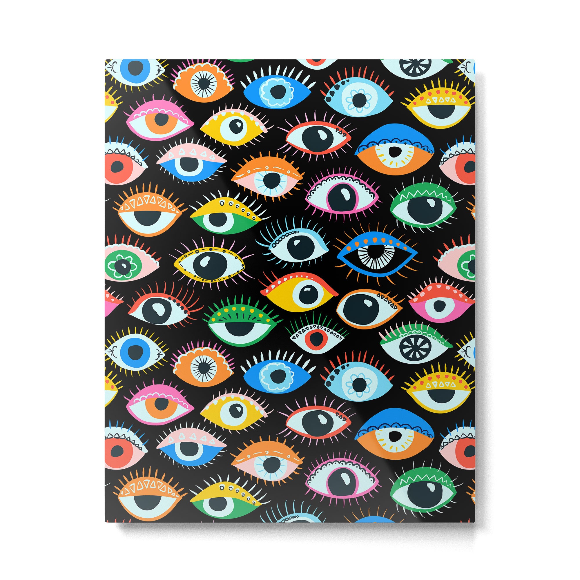 Mystic Eyes Pattern #mystic Metal Print Gallery Image 6