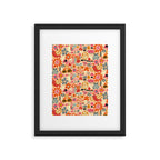 Playful Meadow Cute Animals with Motivational Affirmations - Bright and Warm Framed Art Print Gallery Image 5