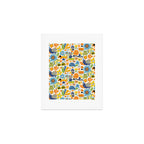 Playful Meadow Cute Animals with Motivational Affirmations - Great Outdoors Art Print Gallery Image 1