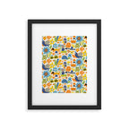 Playful Meadow Cute Animals with Motivational Affirmations - Great Outdoors Framed Art Print Gallery Image 5