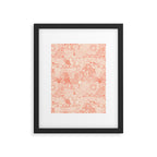 Polynesian Dancers Coral Peach Framed Art Print Gallery Image 6