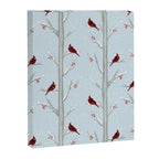 Red Cardinal Bird In The Winter Forest Canvas Print Gallery Image 8