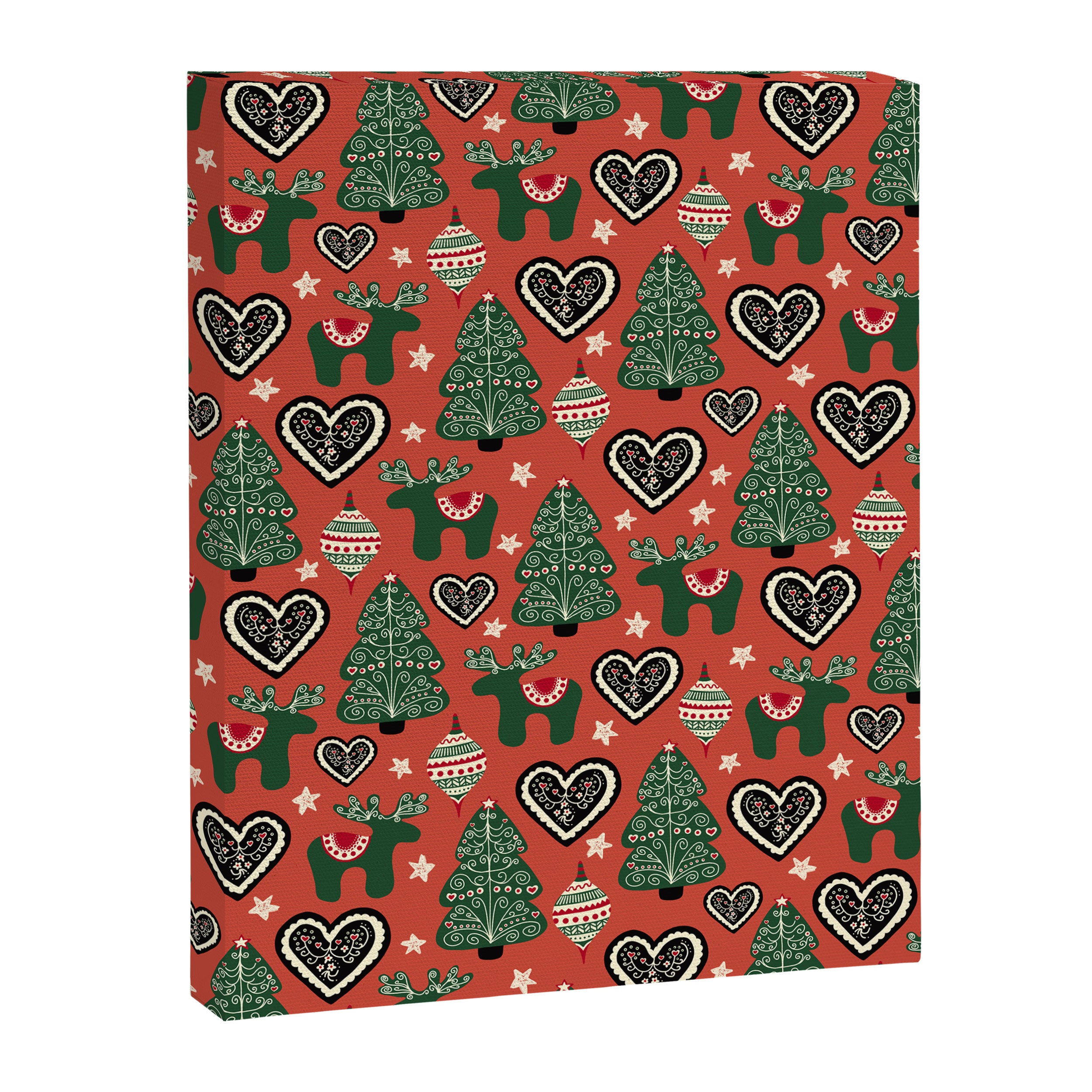 Scandinavian Christmas Ornaments Canvas Print Gallery Image 8