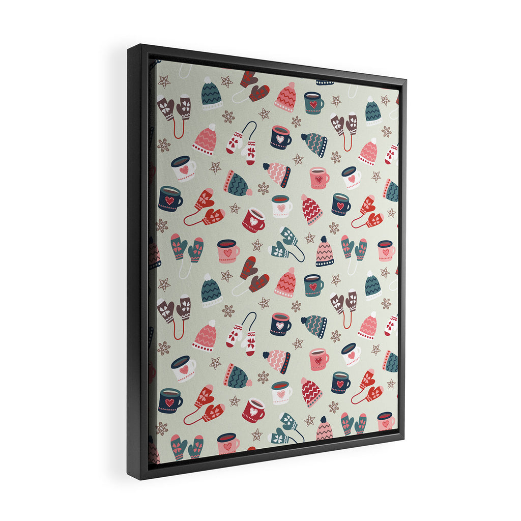 Scandinavian Winter Time Framed Canvas Print Gallery Image 2