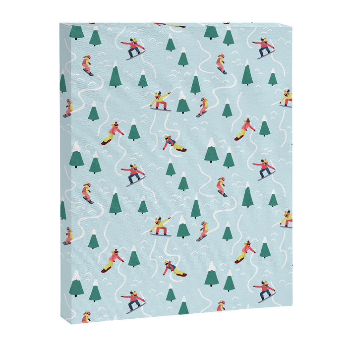 Snowboarding Girls Canvas Print Gallery Image 1