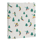 Snowboarding Illustration Pattern Canvas Print Gallery Image 8