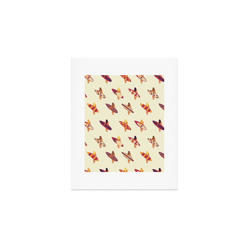 Surfergirls Art Print Gallery Image 1