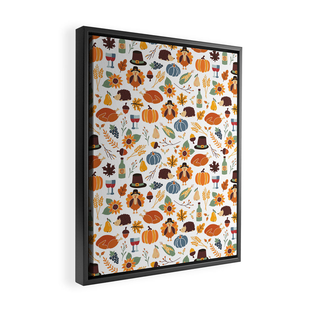 Thanksgiving Celebration Framed Canvas Print Gallery Image 2
