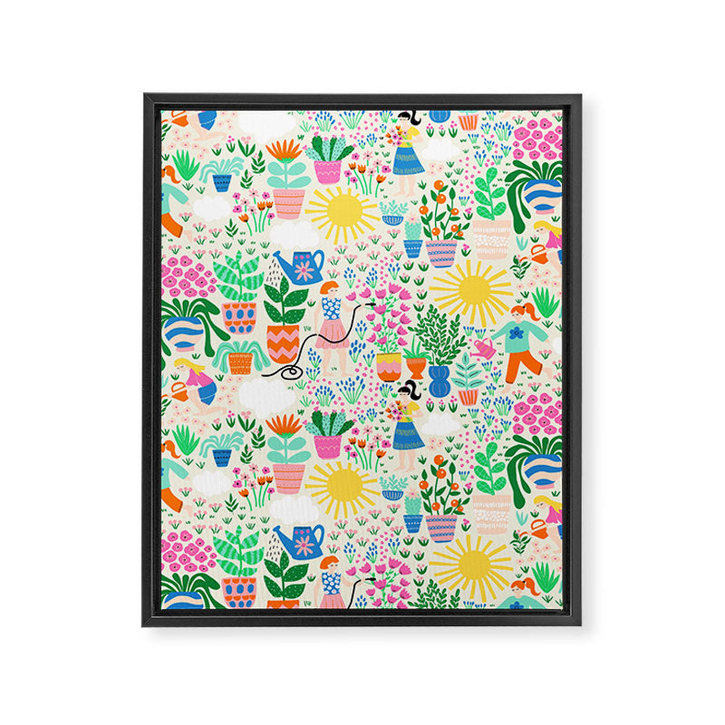 The Love Of Gardening Framed Canvas Print Gallery Image 8