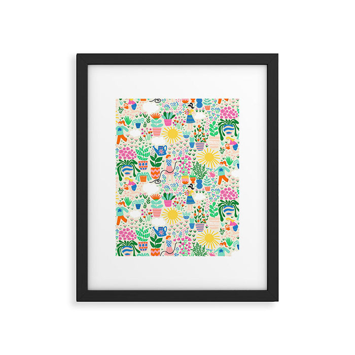 The Love Of Gardening Framed Art Print Gallery Image 1