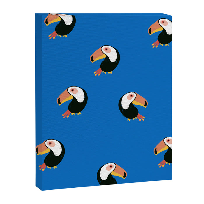 Toucans Blue Canvas Print Gallery Image 1