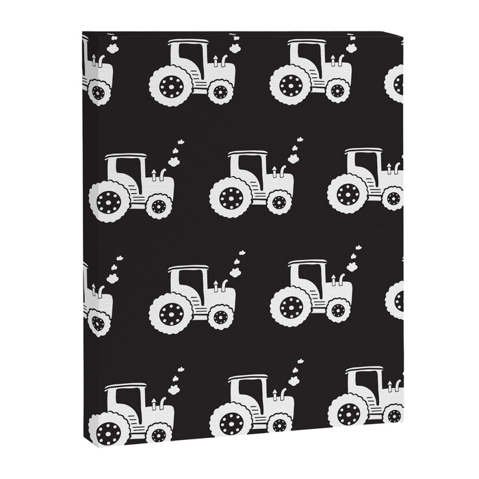 Tractors Monochrome Canvas Print Gallery Image 1