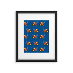 Tractors on Blue Framed Art Print Gallery Image 6