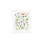 Tropical Monkey Island Art Print Gallery Image 1