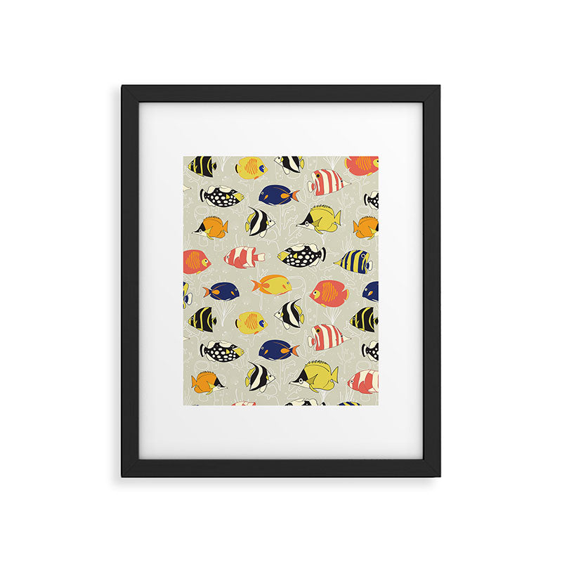 Tropical Reef Fish Framed Art Print Gallery Image 6