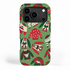 Ugly Christmas Sweaters Pattern iPhone Case Gallery Image 1