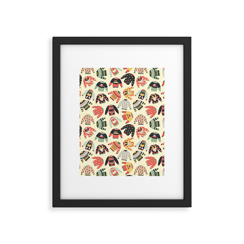 Ugly Christmas Sweaters Framed Art Print Gallery Image 6